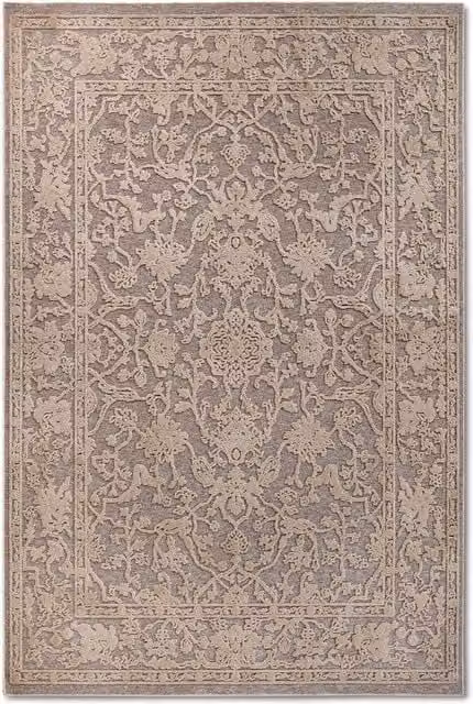 Villeroy & Boch Ambroise Floral Short Pile Rug in Beige, W: 200 cm, D: 290 cm