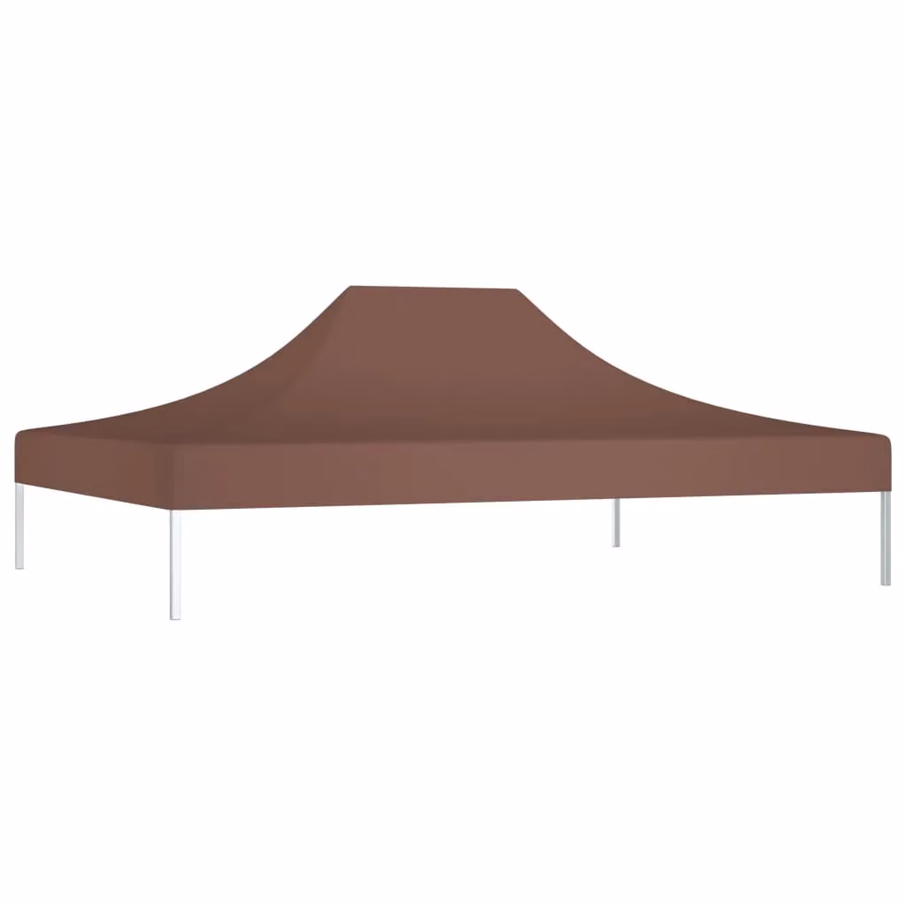 Berkfield Home Party Tent Roof, Brown, W: 4 m, D: 3 m – 2