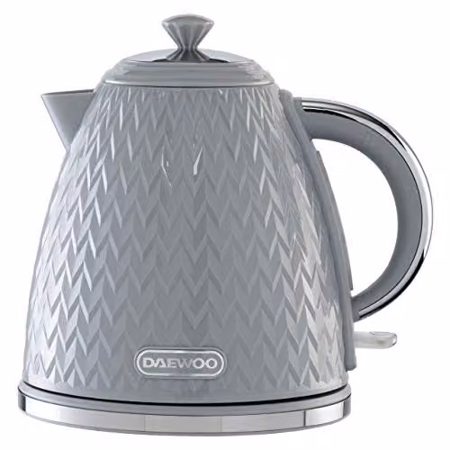 Daewoo Argyle Collection Electric Kettle with Auto Shut Off, 1.7 l, Grey – 1