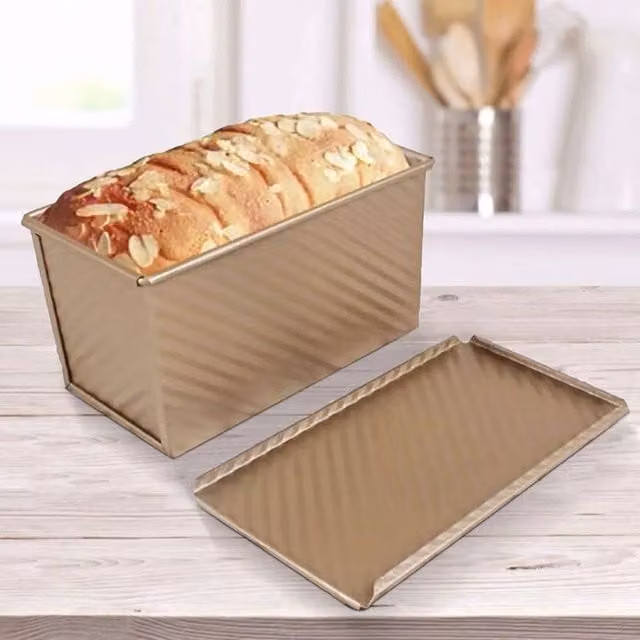 Havendro Large Non Stick Rectangular Bread Loaf Tin, Gold – 1