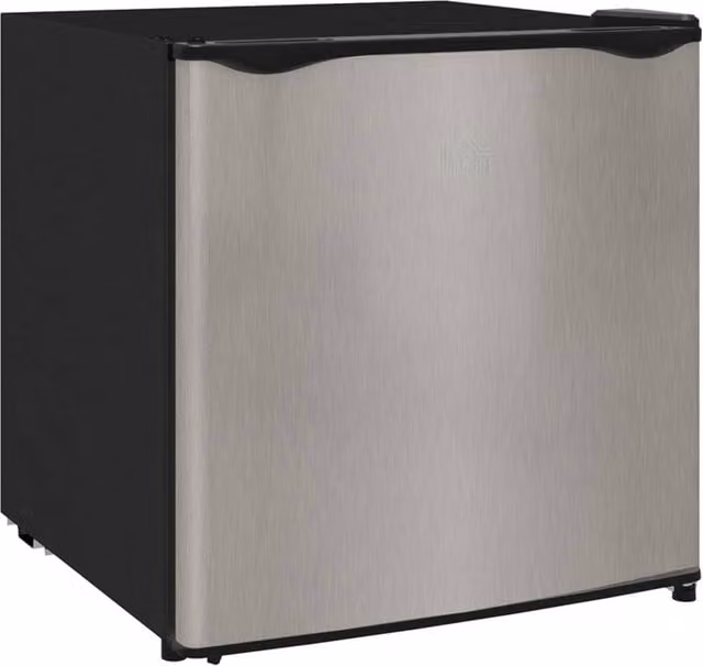 Rolipo 35L Mini Compressor Freezer in Silver Tone with Reversible Door