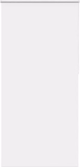 Berkfield Home White Blackout Roller Blind, Thermal Insulating Polyester, W/H: 95.7 x 210 cm