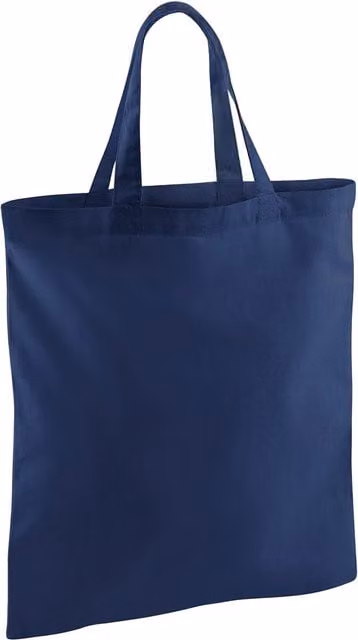 Westford Mill Short Handle Bag For Life, Pack of 2, Blue, W: 42.0 cm, D: 38.0 cm