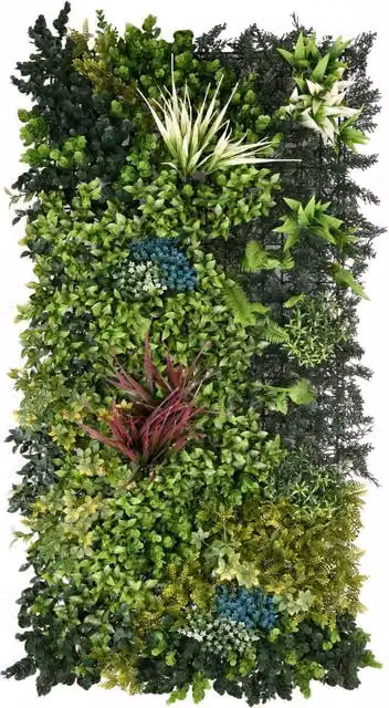 Lushspire Ark Mat Artificial Plant Wall Panel, Green, W: 100 cm, H: 50 cm – 8