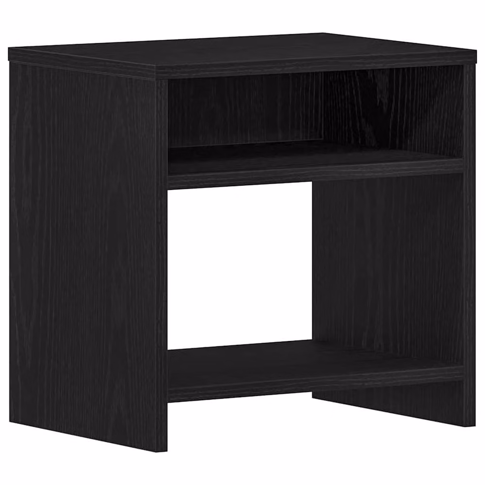 Berkfield Home Timeless Bedside Cabinet in Black Oak, W/D/H: 40 x 30 x 40 cm – 2