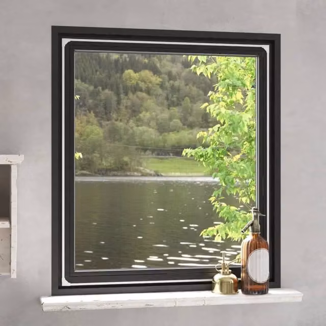 Berkfield Home Magnetic Insect Screen for Windows, White, W: 120 cm, H: 140 cm – 1