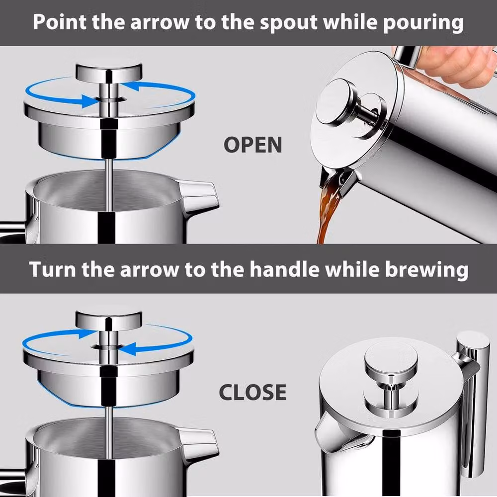 PAWNORA Insulated Coffee Maker in Silver – 2
