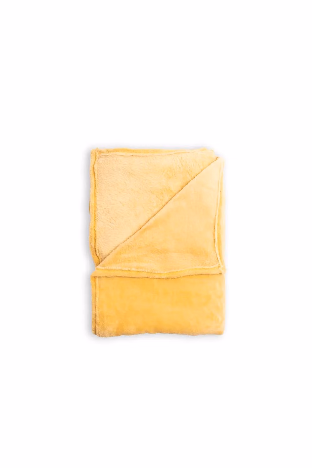 BHS Yellow Microfleece Throw, W: 180 cm, D: 250 cm – 2
