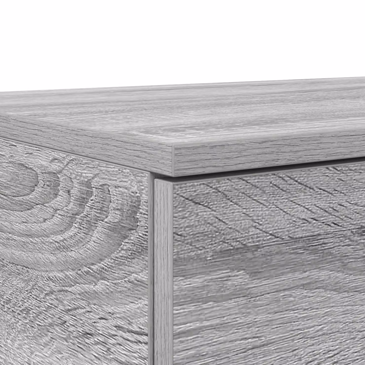 Berkfield Home Sonoma Bed Drawers in Grey, W/D/H: 75 x 36.5 x 16.5 cm – 2