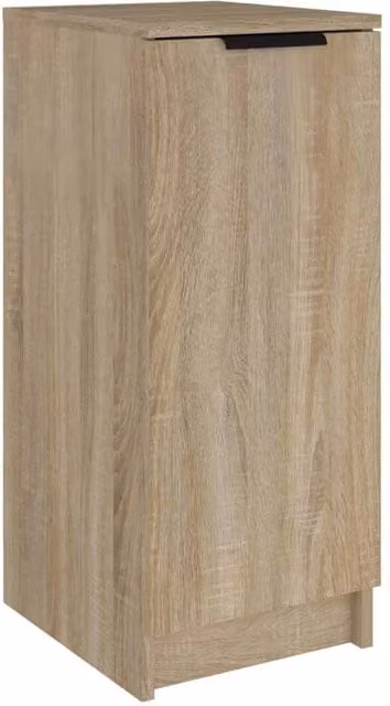 Berkfield Home Sonoma Oak Shoe Cabinet in Brown, W/D/H: 30 x 35 x 70 cm