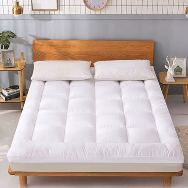 VOGREX White Hotel Quality Thick Mattress Topper, Depth: 10 cm – 1