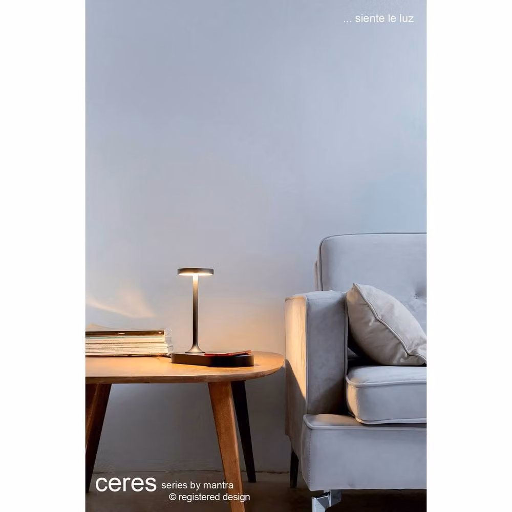 Netlighting Ceres White LED Table Lamp with USB and Induction Charger, 6W, 450lm – 2