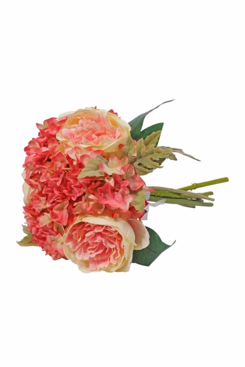 KDMD Aquitaine Peony Bouquet in Cream and Pink, 34 cm – 2