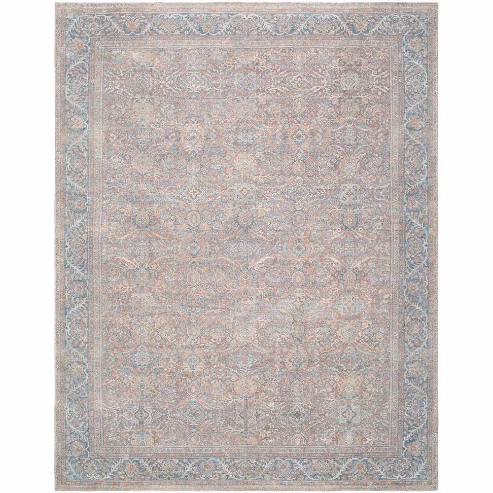 Livabliss Patrica Rodi Ignis Pink Rectangular Vintage Antique Machine Woven Rug W: 80 cm, L: 240 cm – 2