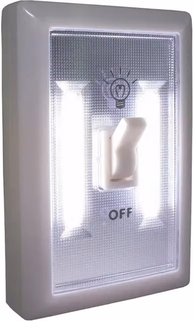 Marco Paul Single Cordless LED Light Switch in White
