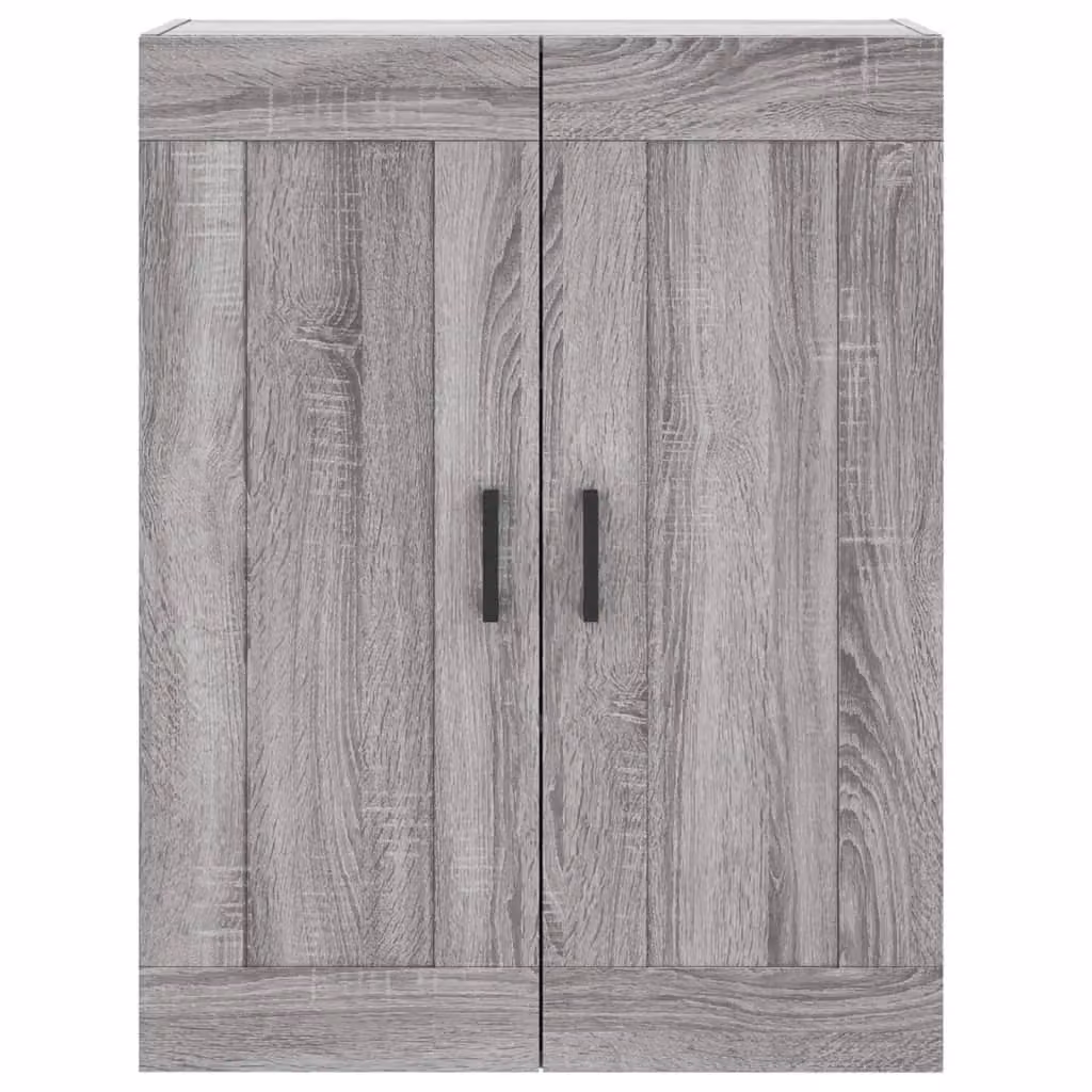 Berkfield Home Set of 2 Wall Mounted Cabinets in Grey Sonoma Matt MDF – 2