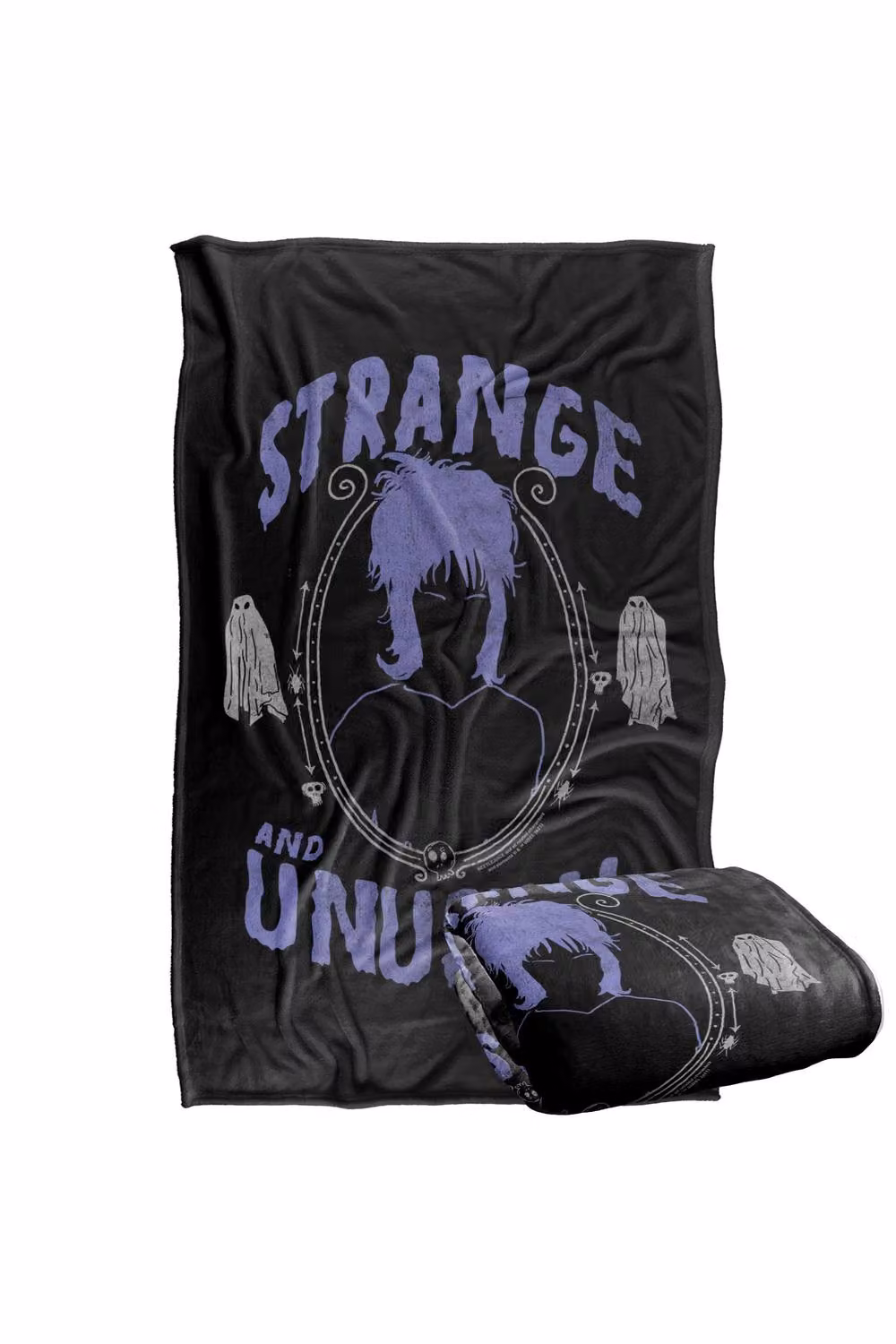Warner Bros. Beetlejuice Strange and Unusual Super Soft Silky Touch Fleece Throw Blanket, Multicolour, W: 152.4 cm x D: 127.0 cm – 7