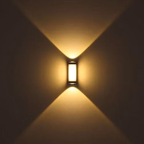 Globo Lighting Modern Anthracite LED Outdoor Wall Lamp with Warm White Light, W/D/H: 7.5 x 8.2 x 18.7 cm – 6