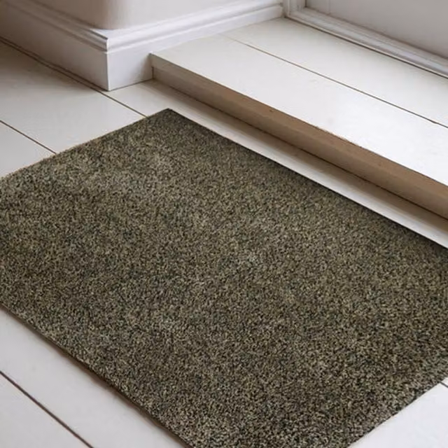 Desire Rugs Non-Slip Absorbent Brown Dirt Trapper Entrance Door Mat