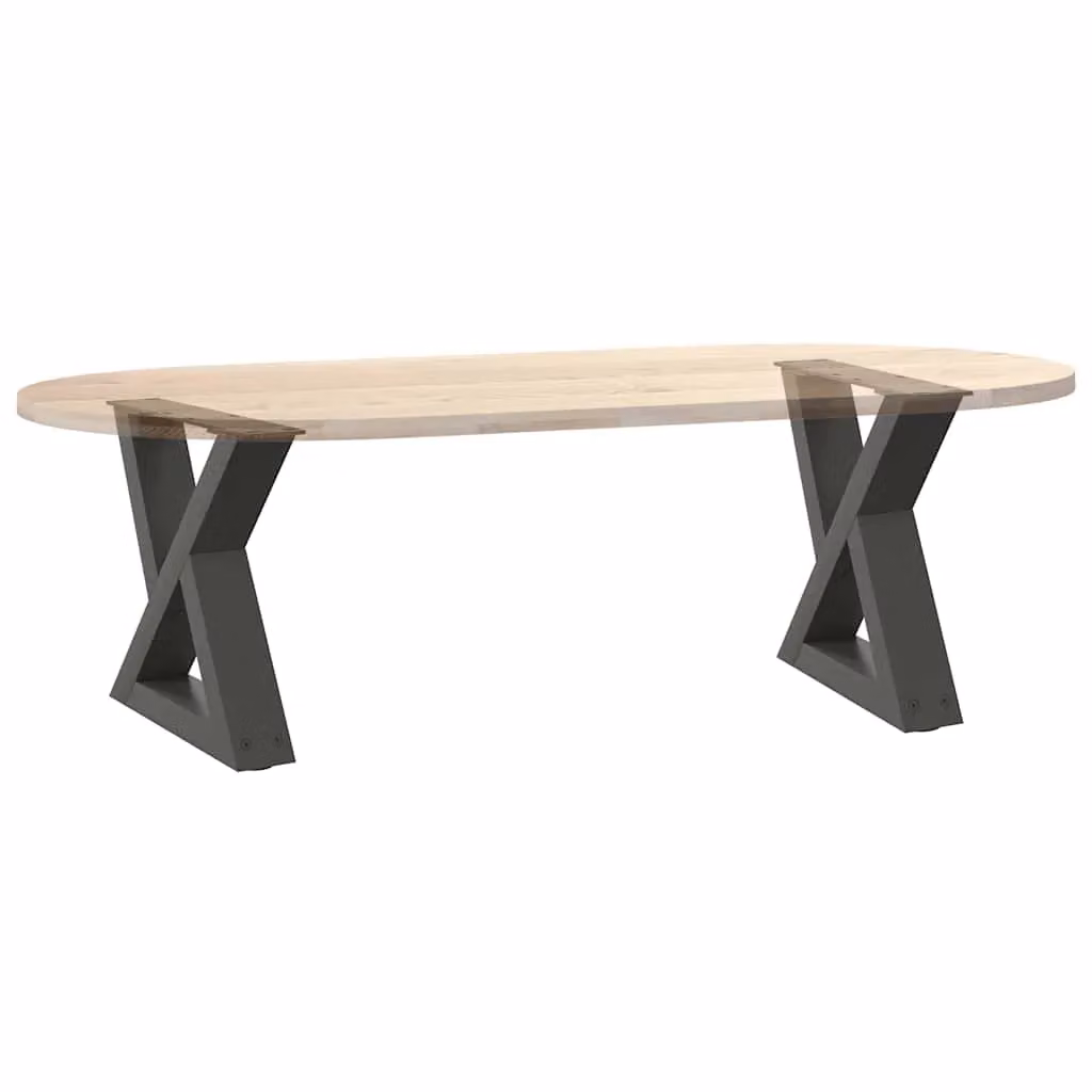 Berkfield Home Steel Coffee Table Legs, 2 Pieces, Anthracite, H: 40 cm, W: 30-31.3 cm – 5