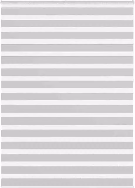 Berkfield Home Zebra Blind in Light Grey, W: 155 cm, H: 230 cm