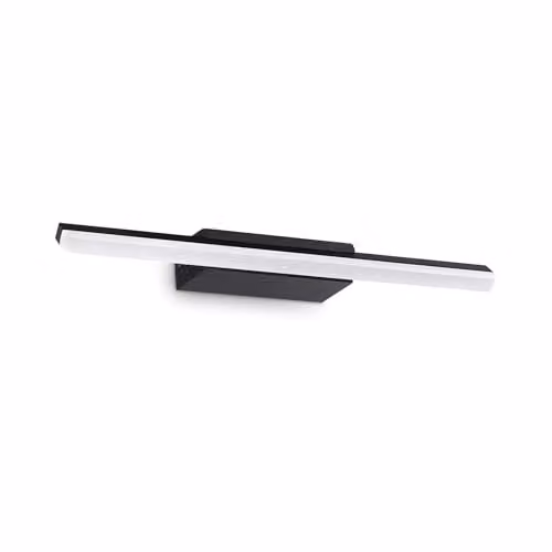 Netlighting Riflesso Black LED Bathroom Over Mirror Wall Light, 1100Lm, 3000K, IP44