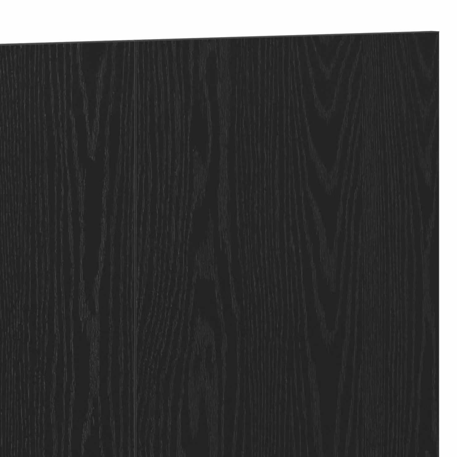Berkfield Home Black Oak Wall Mounted Headboard in Engineered Wood, W: 240 cm, D: 1.5 cm, H: 80 cm – 4