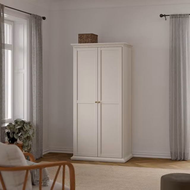 Furniture To Go Paris 2-Door Wardrobe in Cashmere