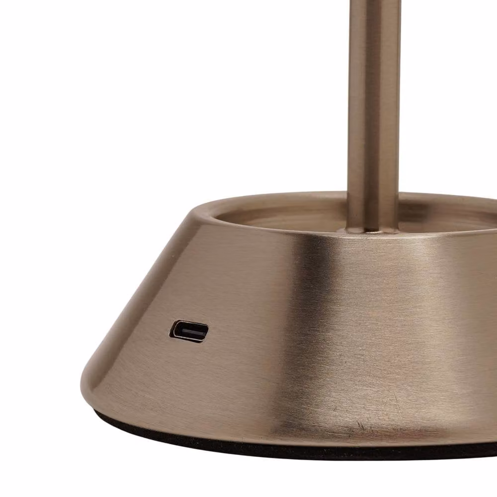 Hestia Silver USB LED Touch Table Lamp – 2