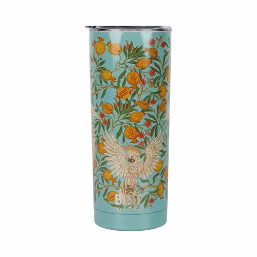 Built NY V&A Double Walled Stainless Steel Travel Mug with Lid, 590 ml, Turquoise and Multicolour – 3