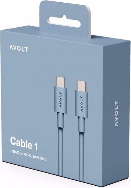 Avolt USB-C Cable in Shark Blue