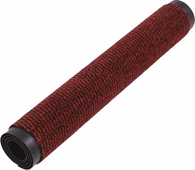 Berkfield Home Durable Dust Control Mats, 2 Pack, Red, Rectangular, W: 60 cm, D: 90 cm, H: 5.5 cm