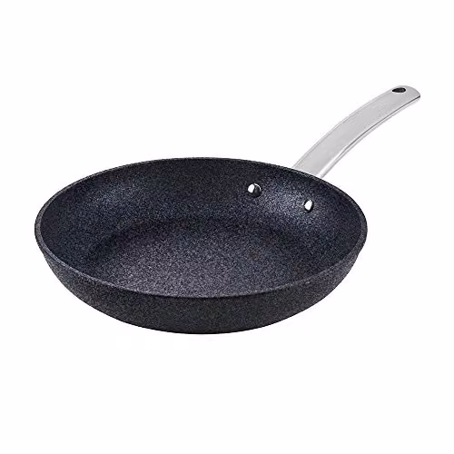 Tower Trustone Non Stick Induction Frying Pan, Black, Diameter: 24 cm – 1