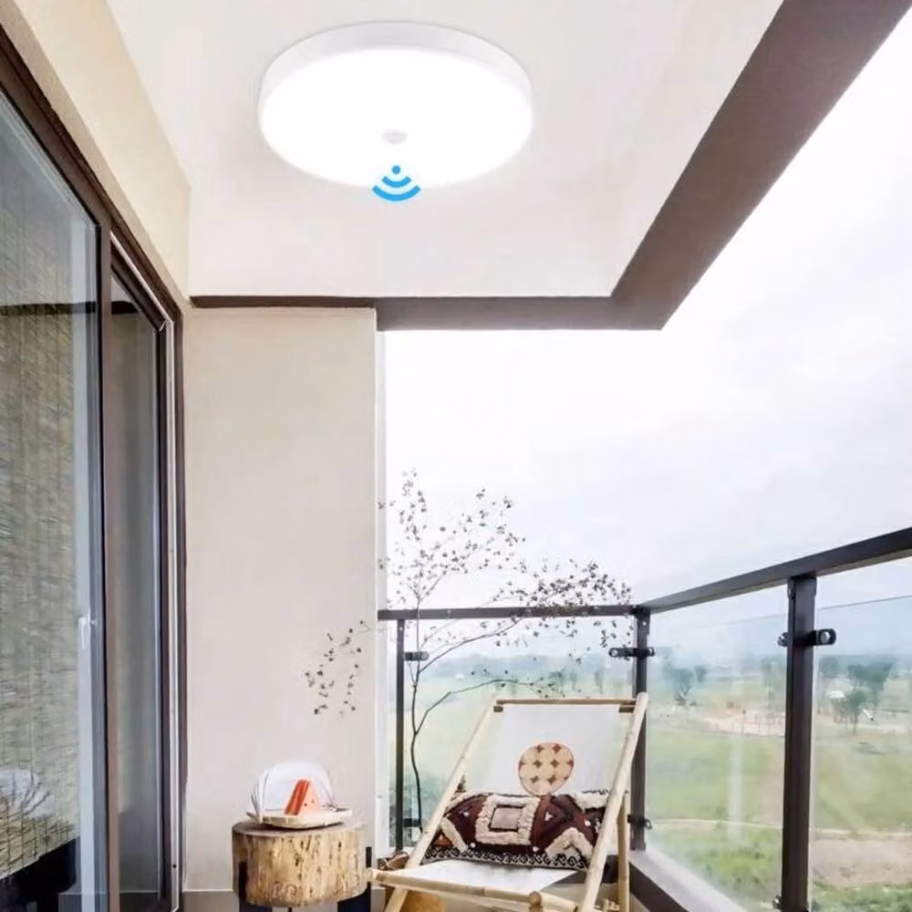 SPETLEK White LED Ceiling Light Panel with PIR Motion Sensor – 5