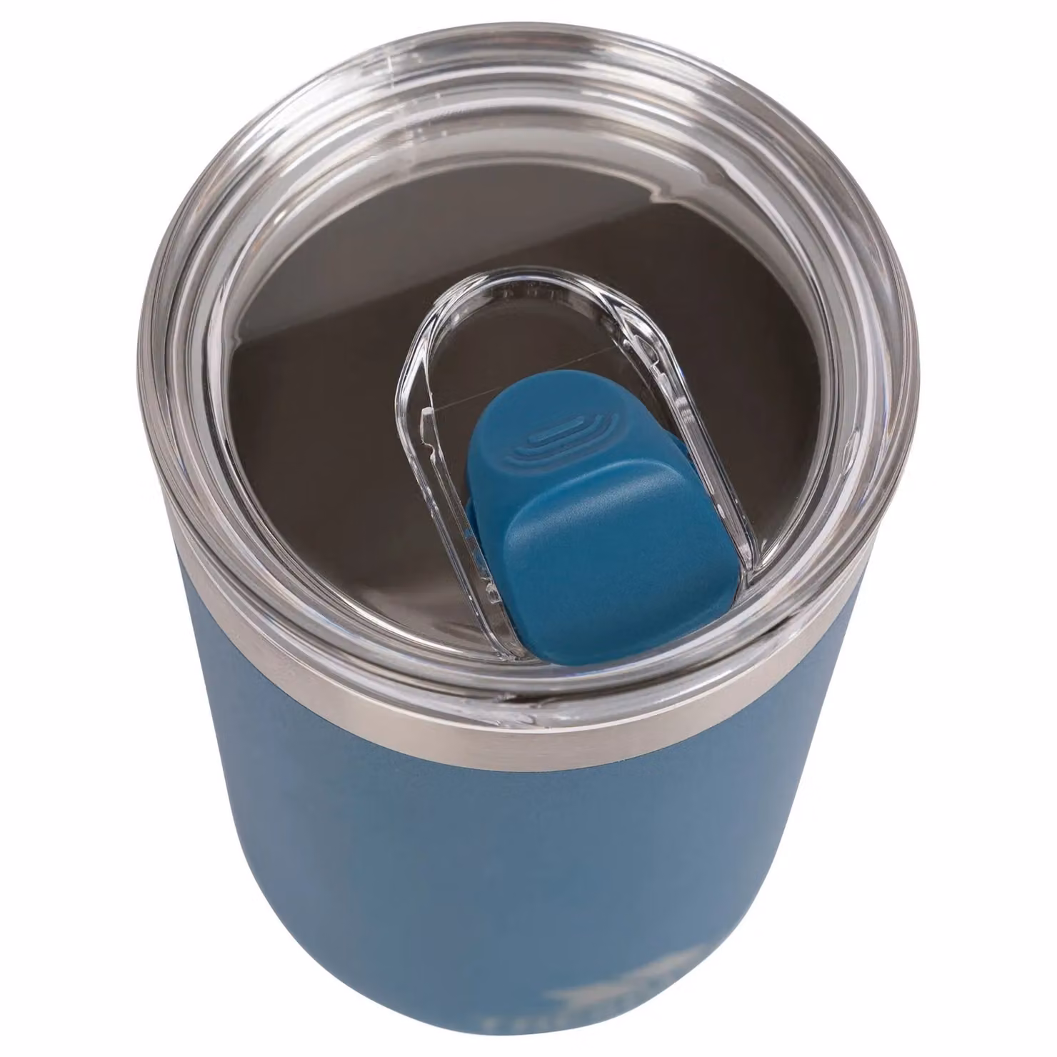 Trespass Rounder Stainless Steel Travel Mug with Lid, Blue, 350 ml – 3