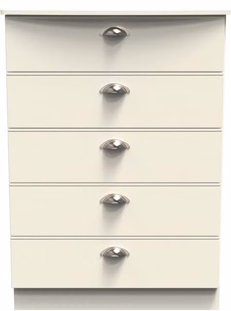 2 U Albert 5 Drawer Chest in Beige