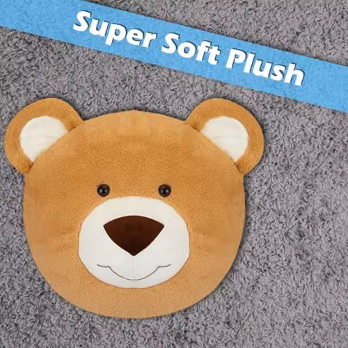 VFM e-Store Brown Plush Teddy Bear Wall Decoration, W: 45 cm, H: 44 cm – 3