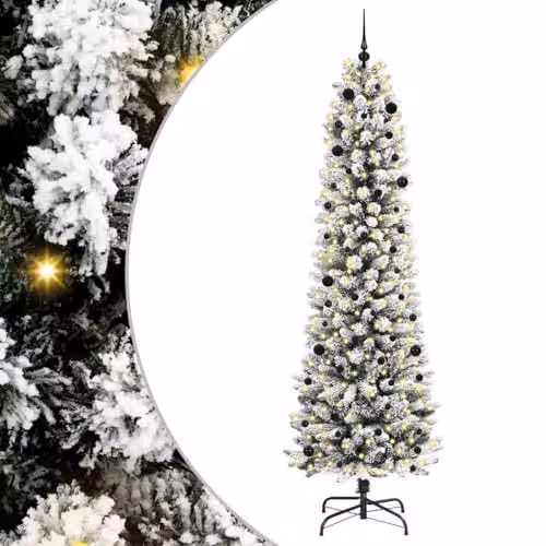 vidaXL Artificial White Christmas Tree, Height: 240 cm – 1