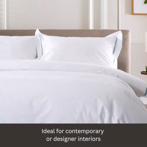 The Lyndon Company Hampstead 200 Thread Count 100% Cotton Duvet Cover and Pillowcase Set in Green – 4