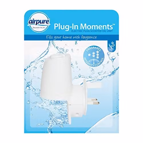 Airpure Moments Electric Plug-in Scented Oil Unit in White and Purple