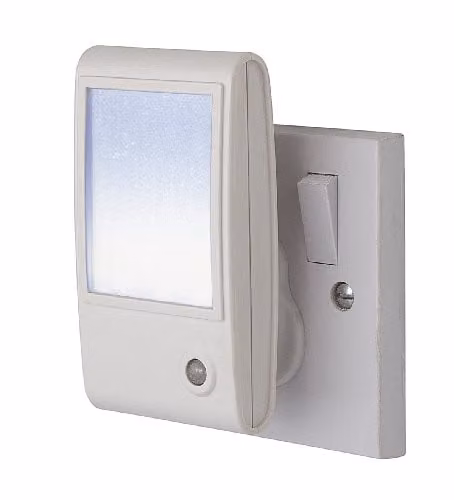 Netlighting Sparkle LED Night Light with Dusk Sensor, White