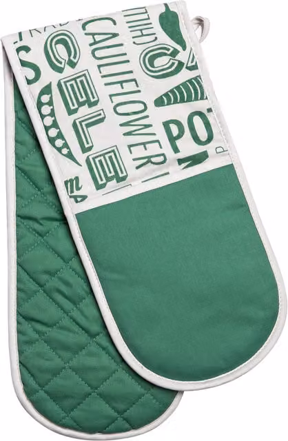 Orsina Green Cotton Double Oven Glove