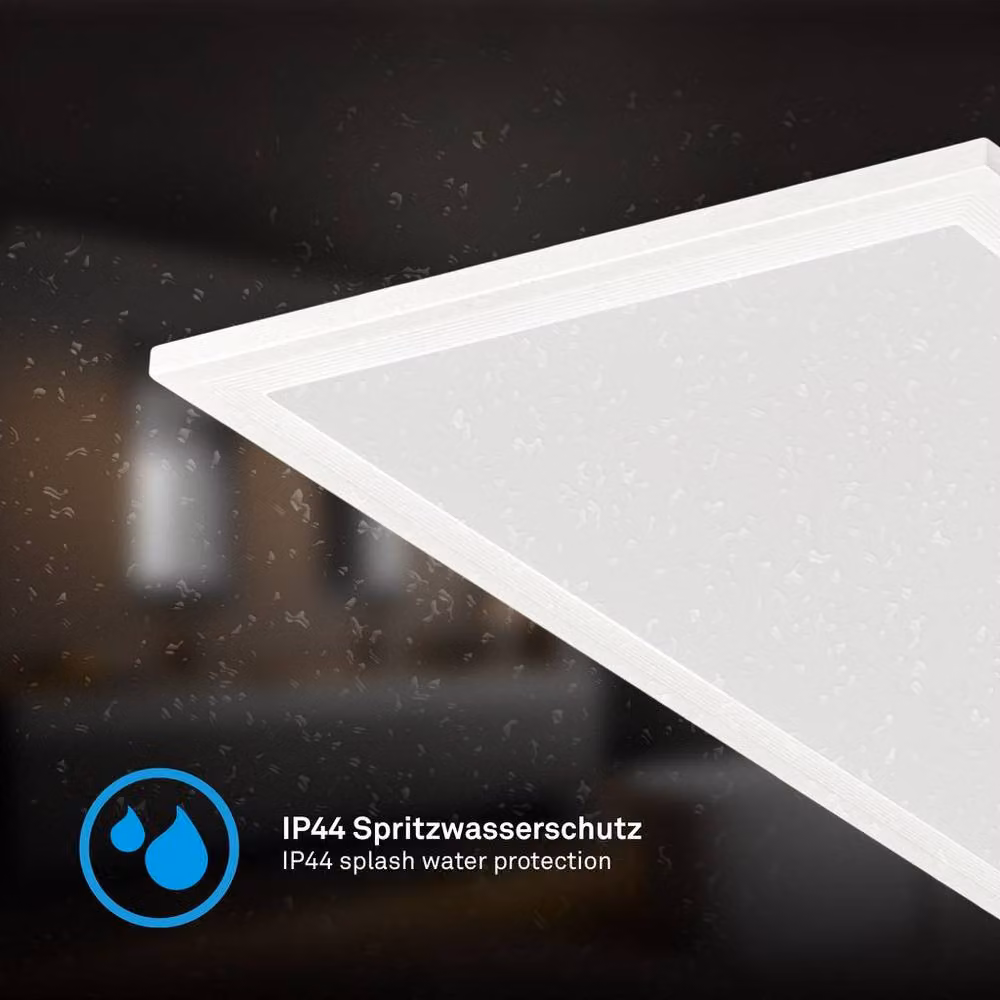 Briloner LED Ceiling Panel White, 22W, 2300lm, 4000K, IP44, W/D/H: 100 x 25 x 6 cm – 3