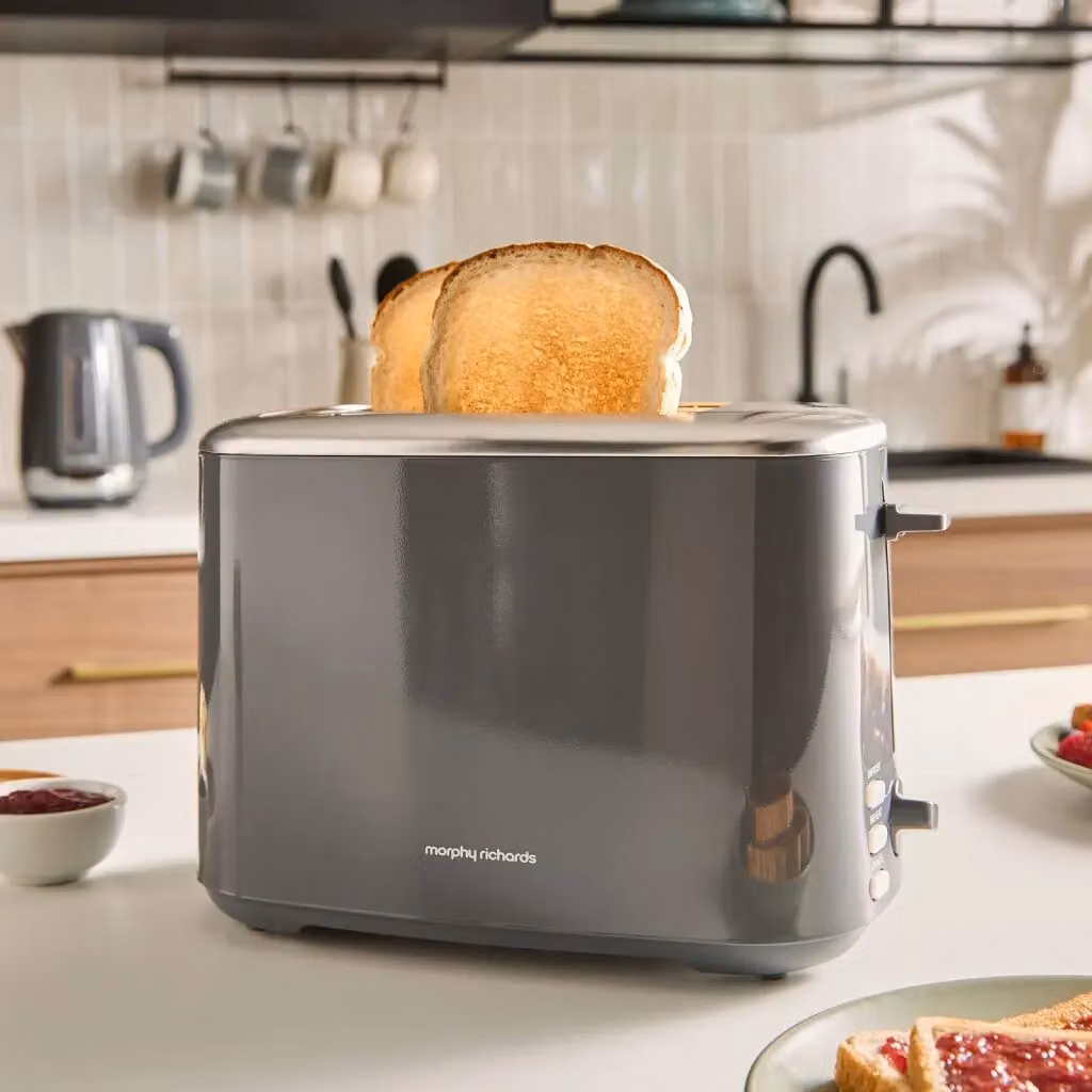 Morphy Richards Equip 2-Slice Toaster in Grey and Silver – 2