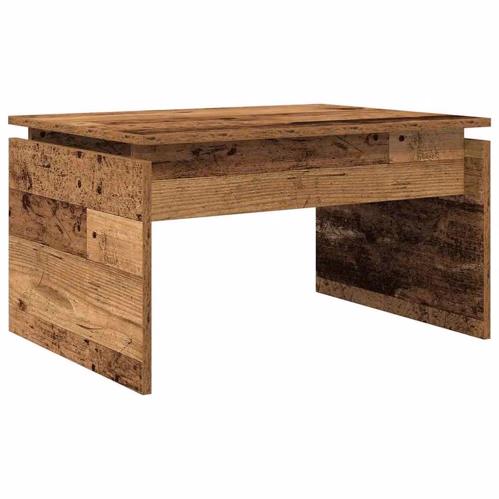 Berkfield Home Decorative Coffee Table in Brown Old Wood, W/D/H: 68 x 50 x 38 cm – 3