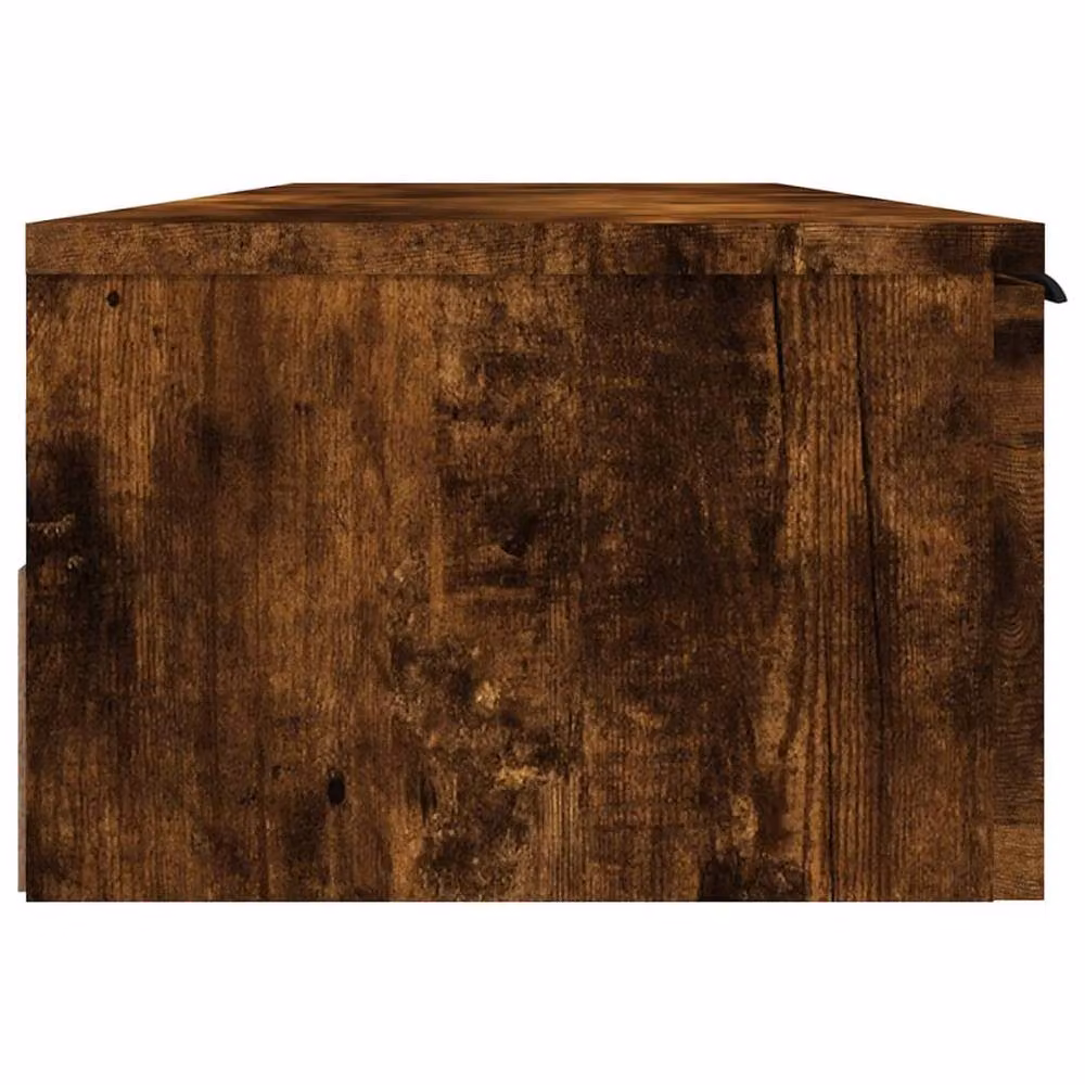 Berkfield Home Smoked Oak Wall Cabinet, Brown, W/D/H: 102 x 30 x 20 cm – 3