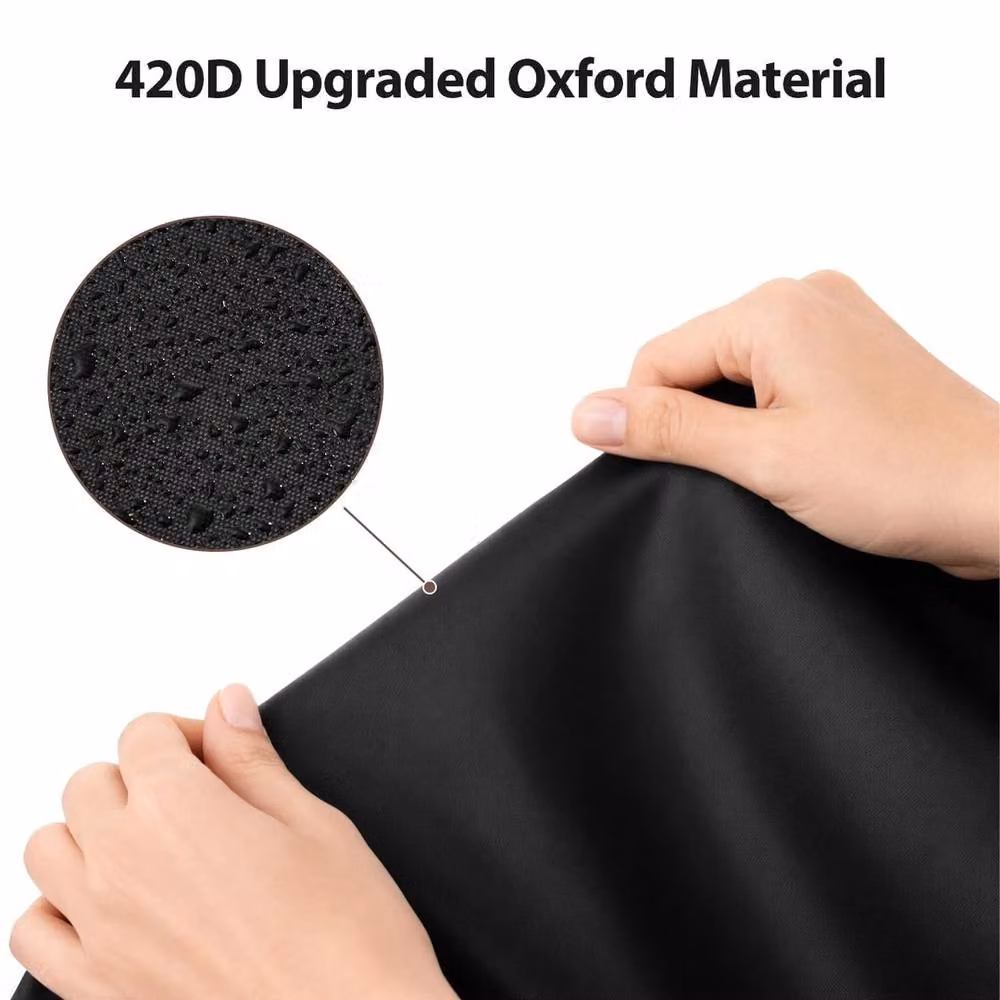 NESTLUNE Black 420D Oxford UV and Wind Resistant Water Repellent Armchair Cover – 5
