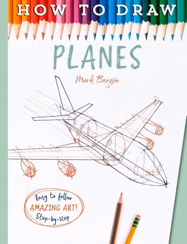 How To Draw Planes Multicolour Paper Book for Adults