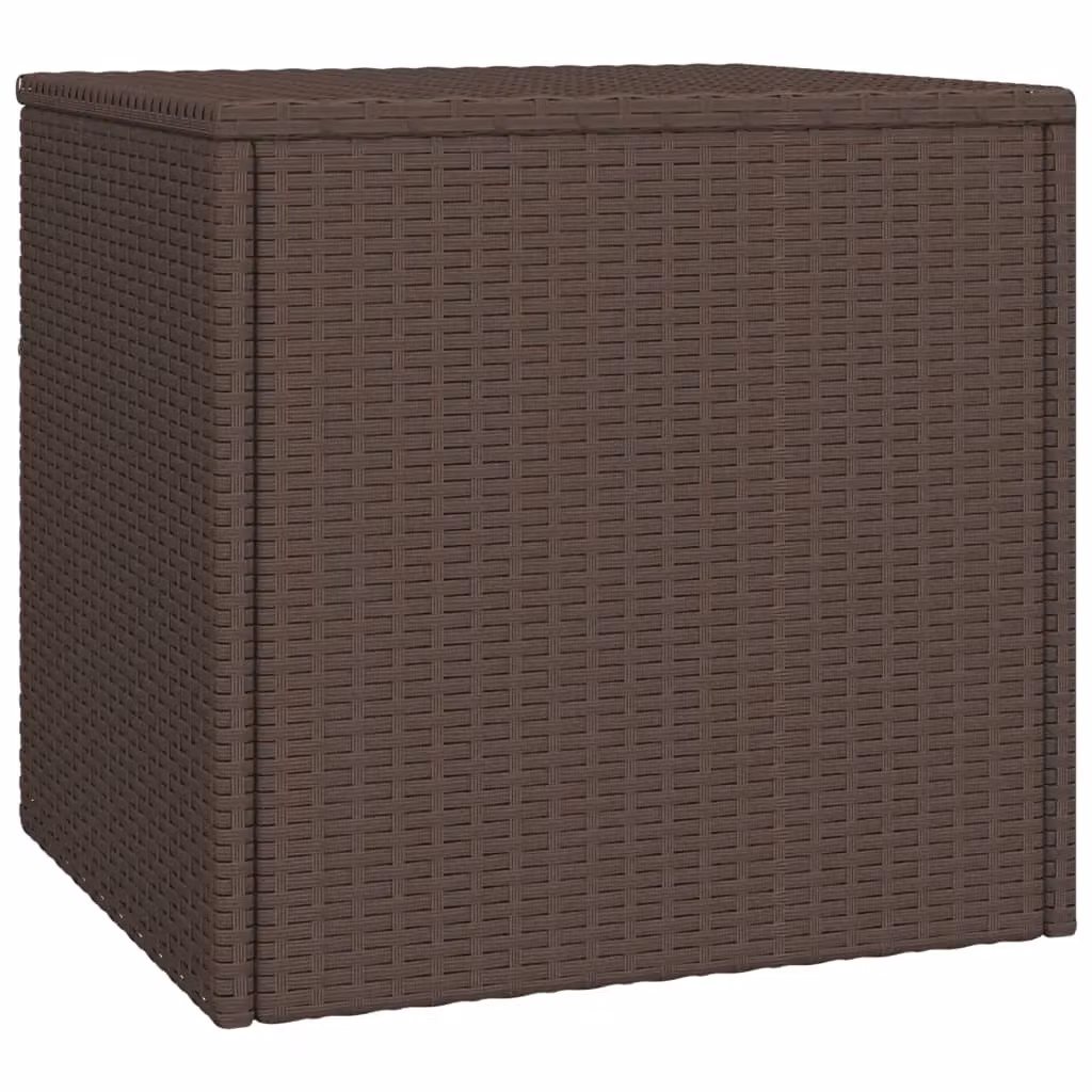 Berkfield Home Set of 3 Brown Poly Rattan Garden Side Tables – 3