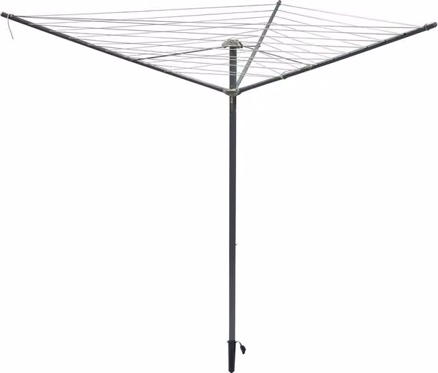 My Laundry 3 Arm Rotary Airer, 30m, Grey